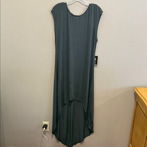 Express Slate Gray High Low Dress